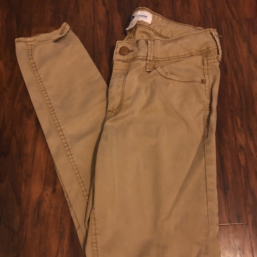 Old Navy Khaki Rockstar Jeans